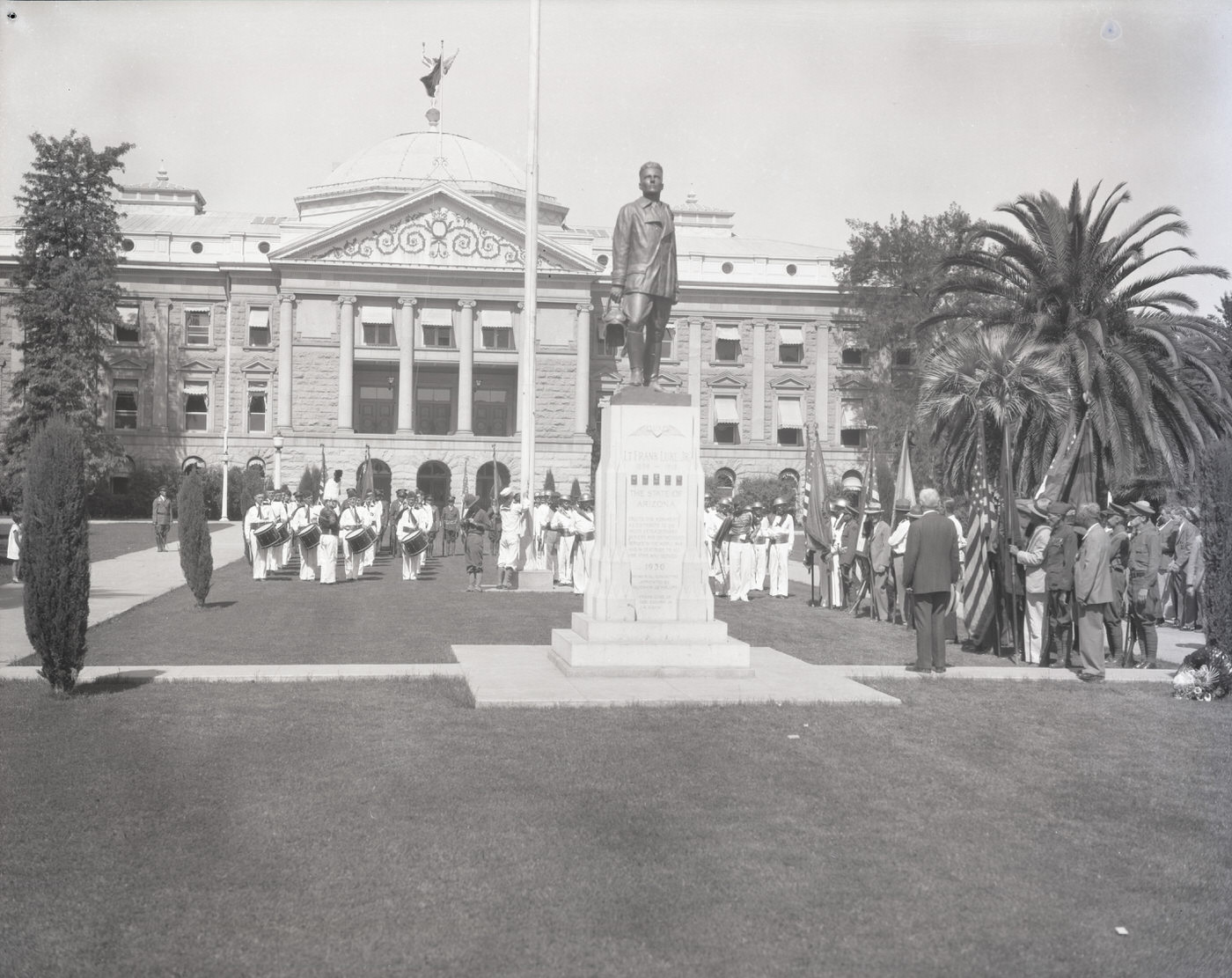 Frank Luke, Jr. Monument at the State Capitol, 1930s