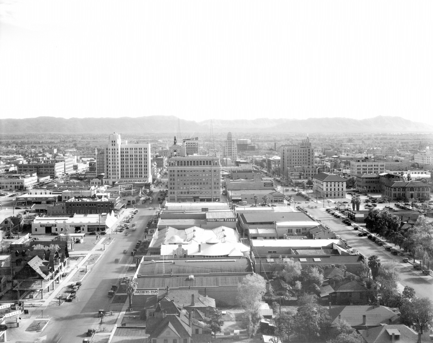 View of Phoenix From the Westward Ho Hotel, 1930s