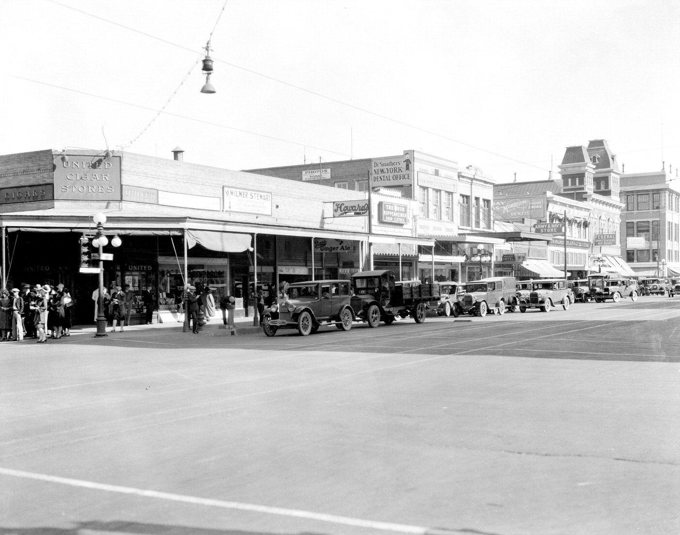 Northeast Corner of Washington Street and Central Avenue, 1930s