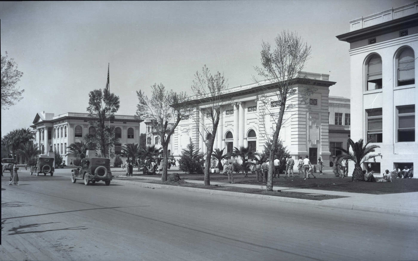 Phoenix Union High School Exterior, 1930s