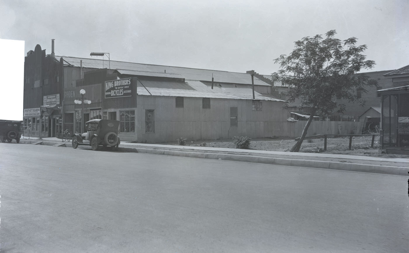 First and Second Avenues Looking Southeast, 1930s