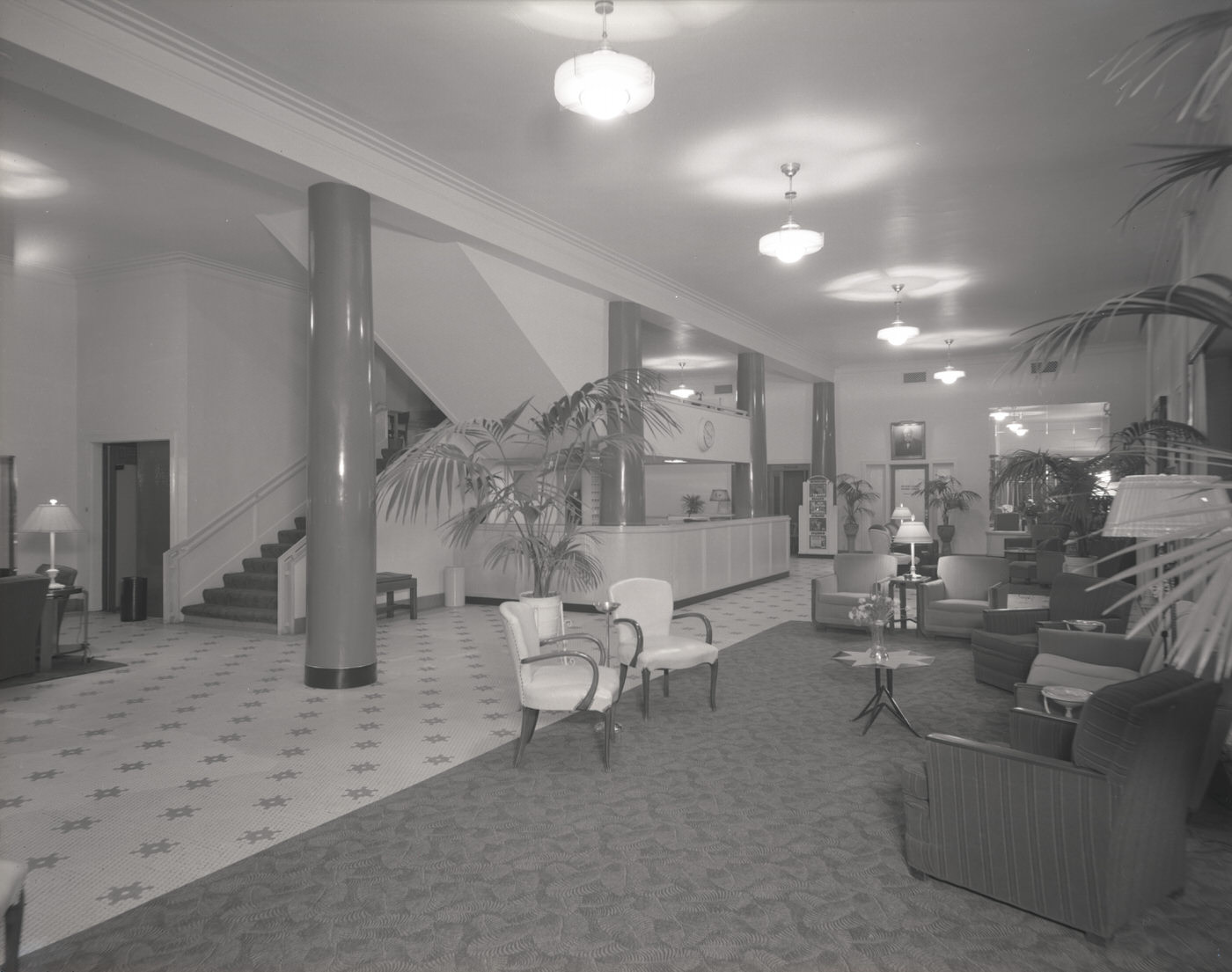 Luhrs Hotel Lobby, 1930s