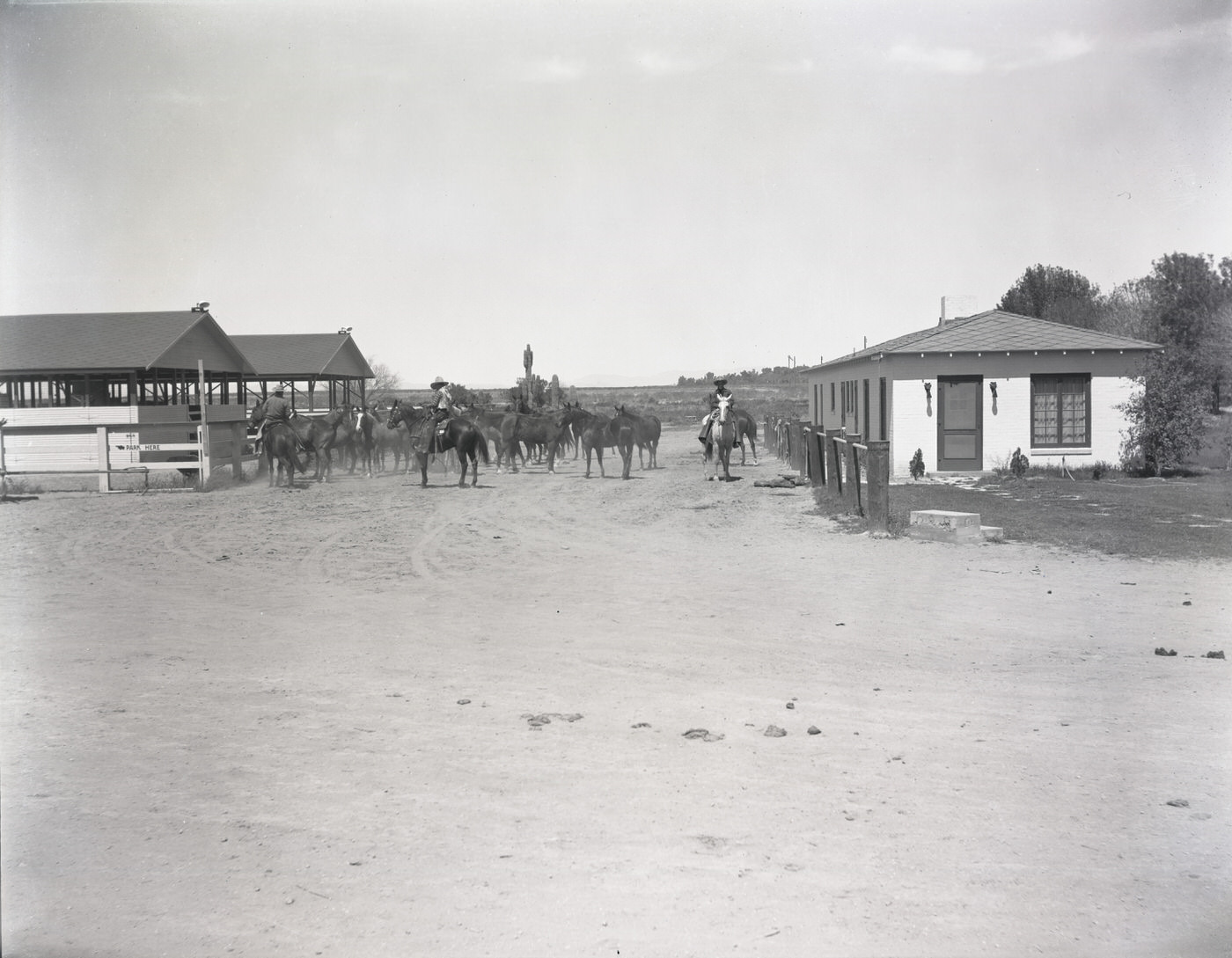 Wigwam Resort Horse Corral, 1930s