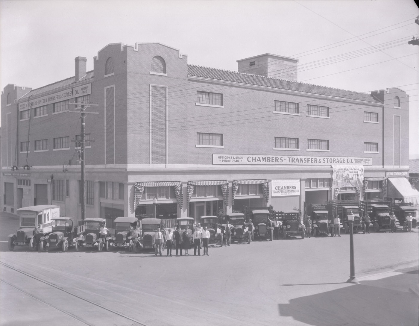 Chambers Transfer and Storage Co. Building Exterior. This facility was located at 42 S. 4th Ave. in Phoenix.