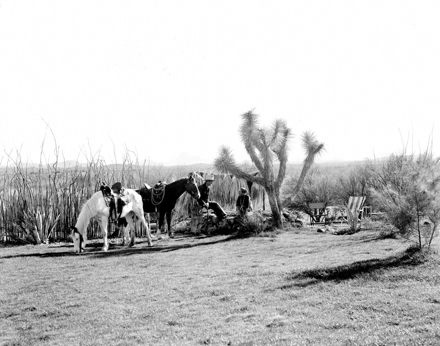 Rancho del Sol Guests on the Desert, 1930s