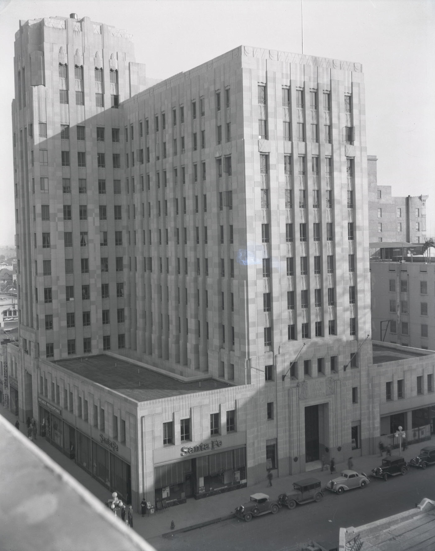 Professional Building Exterior, 1930s. This building was located on the corner of Central Ave. and Monroe Rd. in Phoenix.