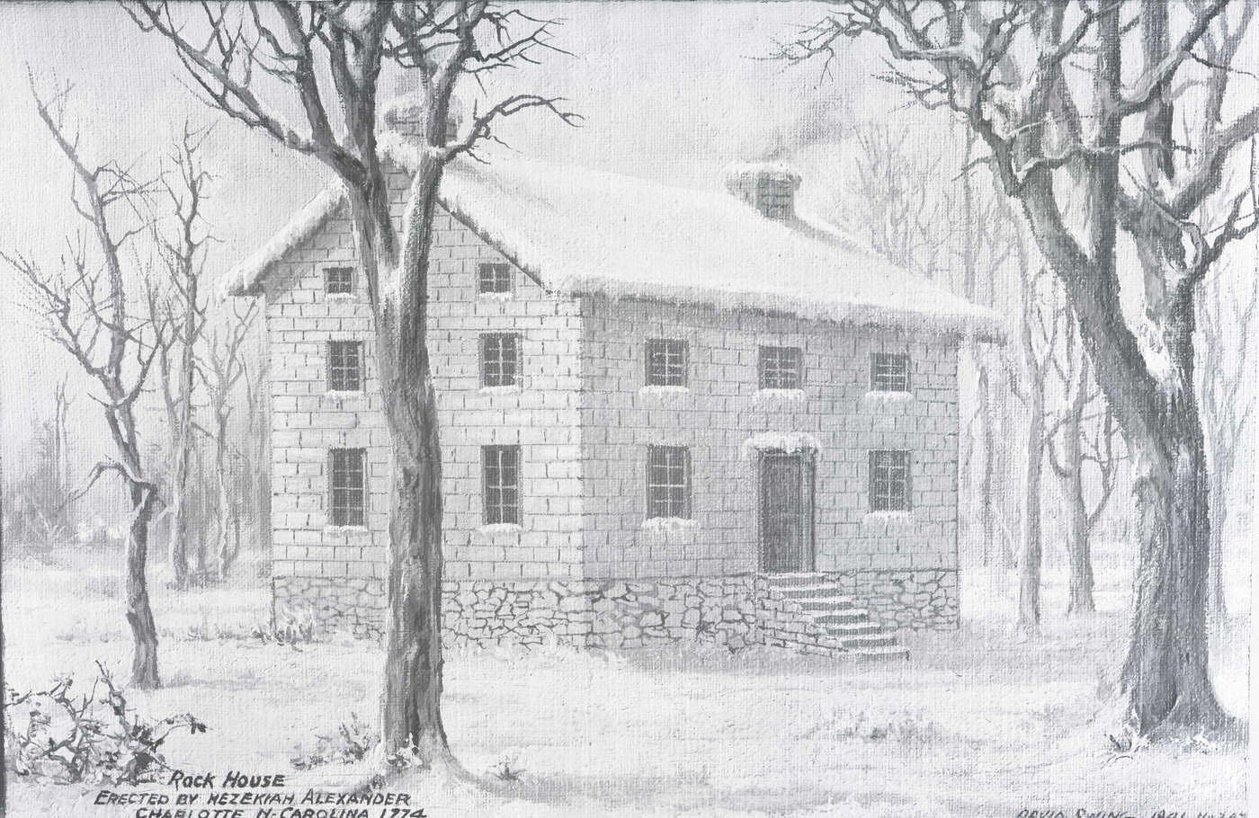 Rock House Erected by Hezekiah Alexander in Charlotte, North Carolina, 1941