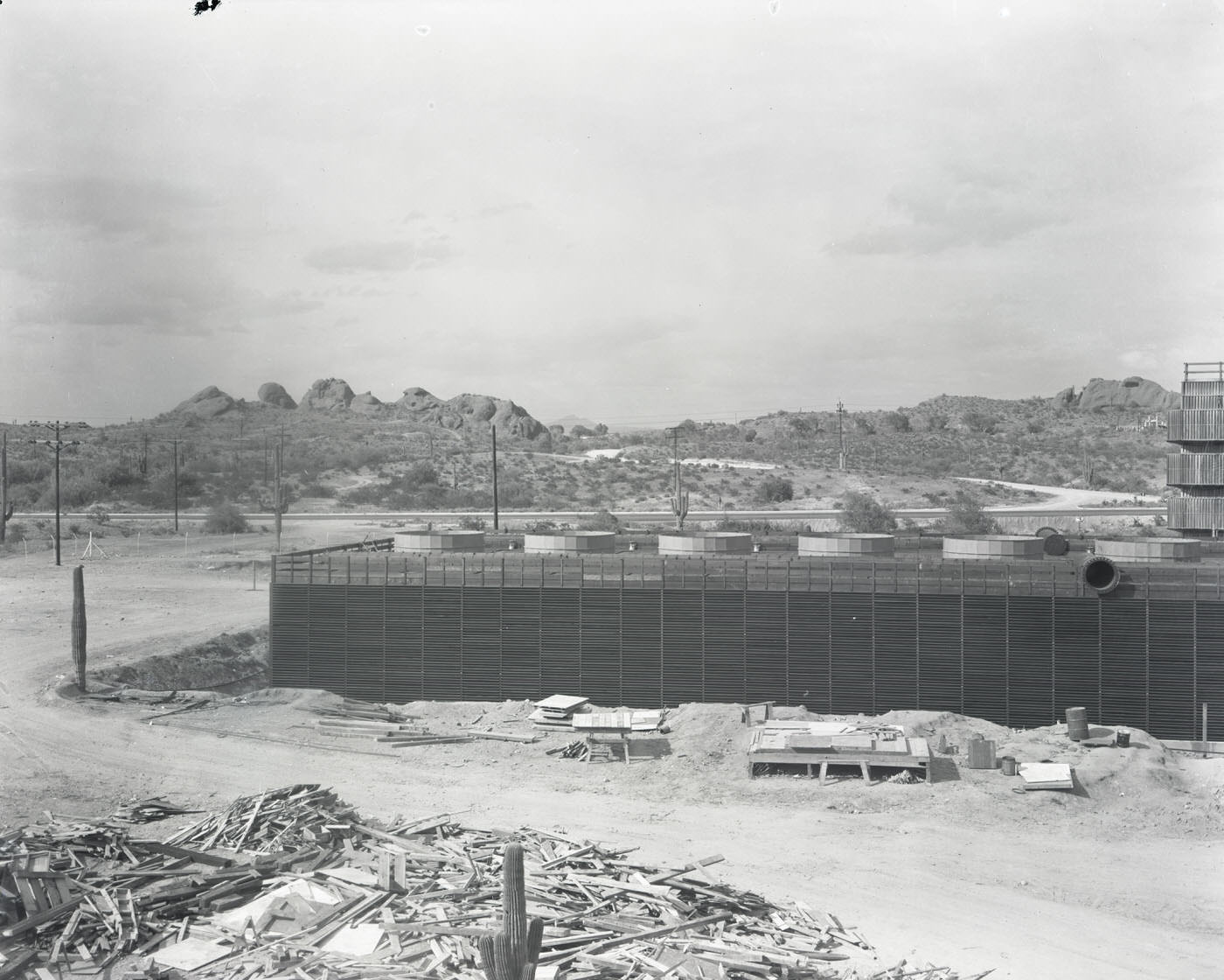 Salt River Project Diesel Plant Exterior, 1941