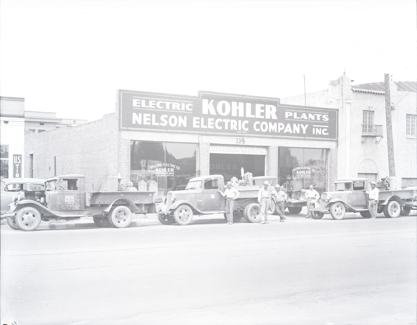 Nelson Electric Co. Building Exterior, 1941