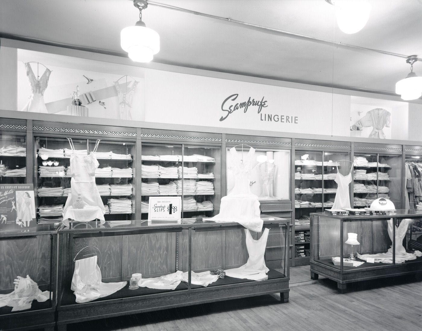 Boston Store Lingerie Department, 1941