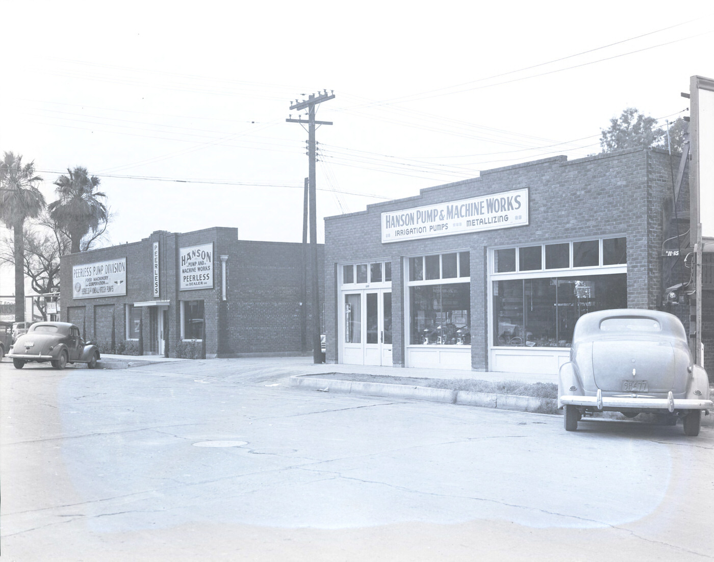 Hanson Pump and Machine Works Building Exterior, 1941