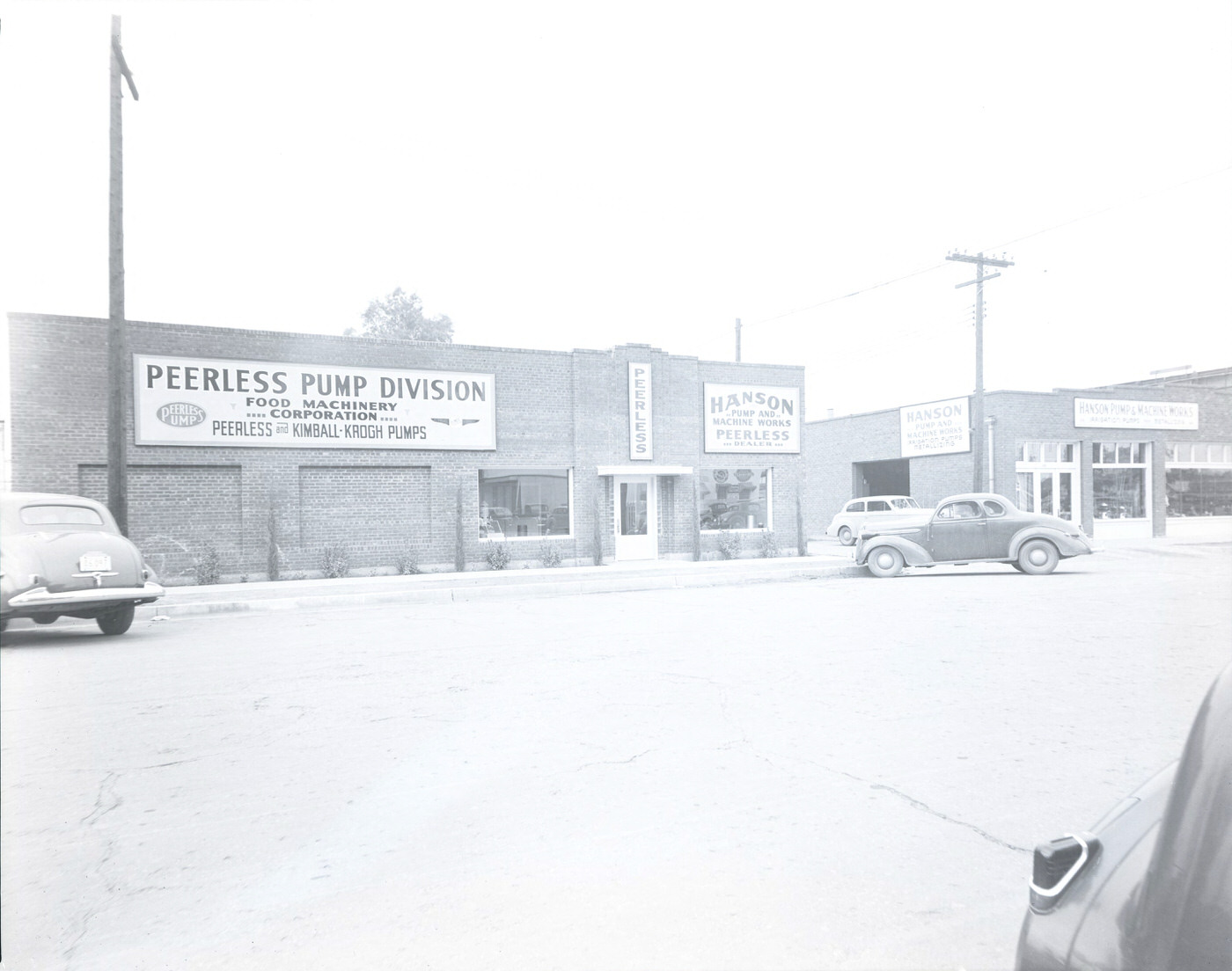 Hanson Pump and Machine Works Building Exterior, 1941