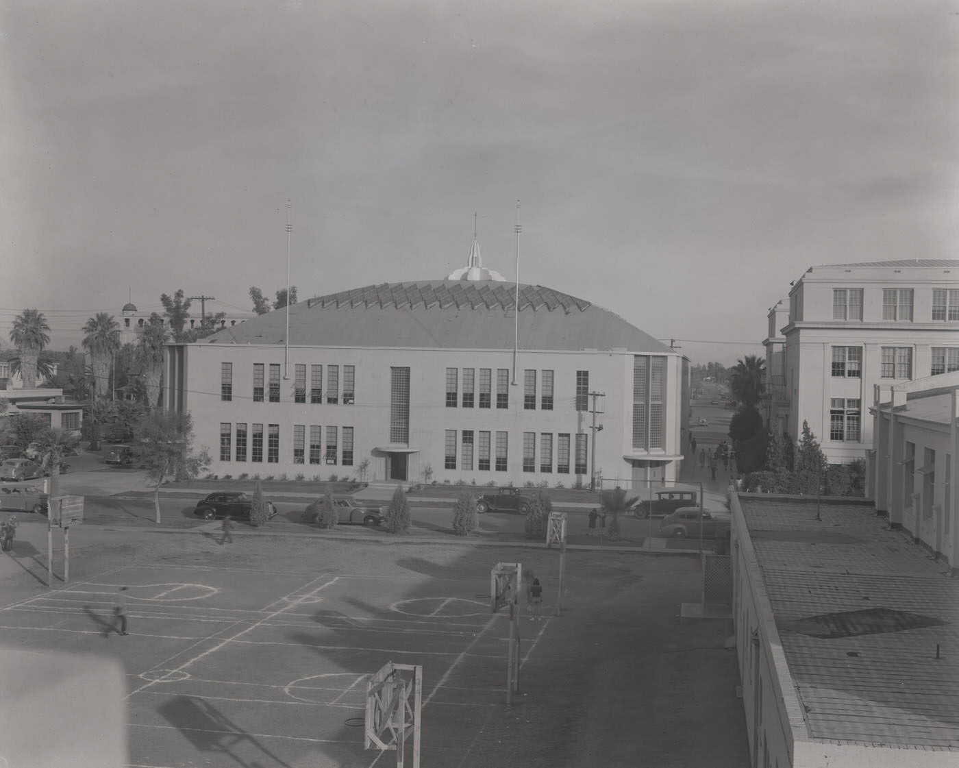Phoenix Union High School Exterior, 1941