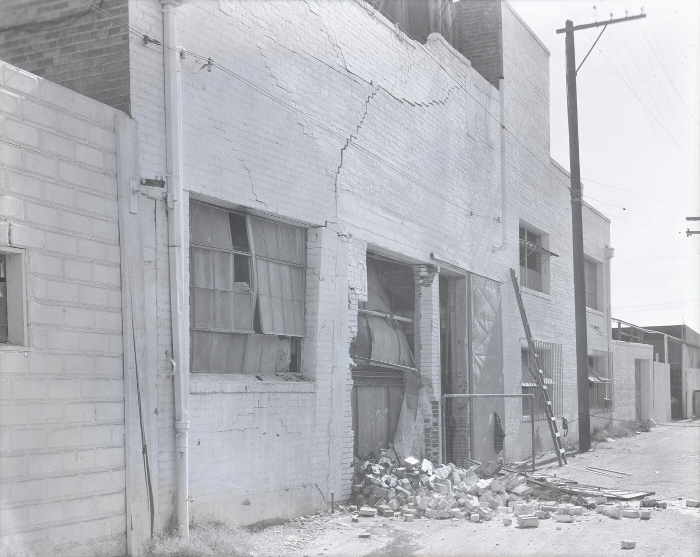 McKean's Co. Damaged Building, 1943