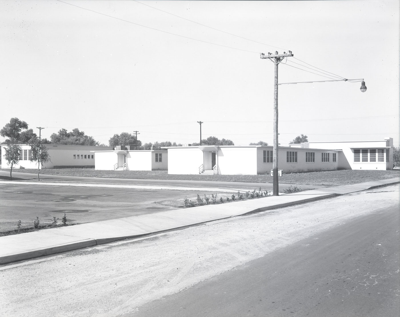 St. Monica's School Exterior, 1944