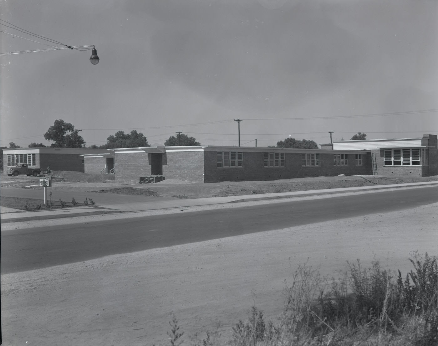 St. Monica's School Exterior, 1944