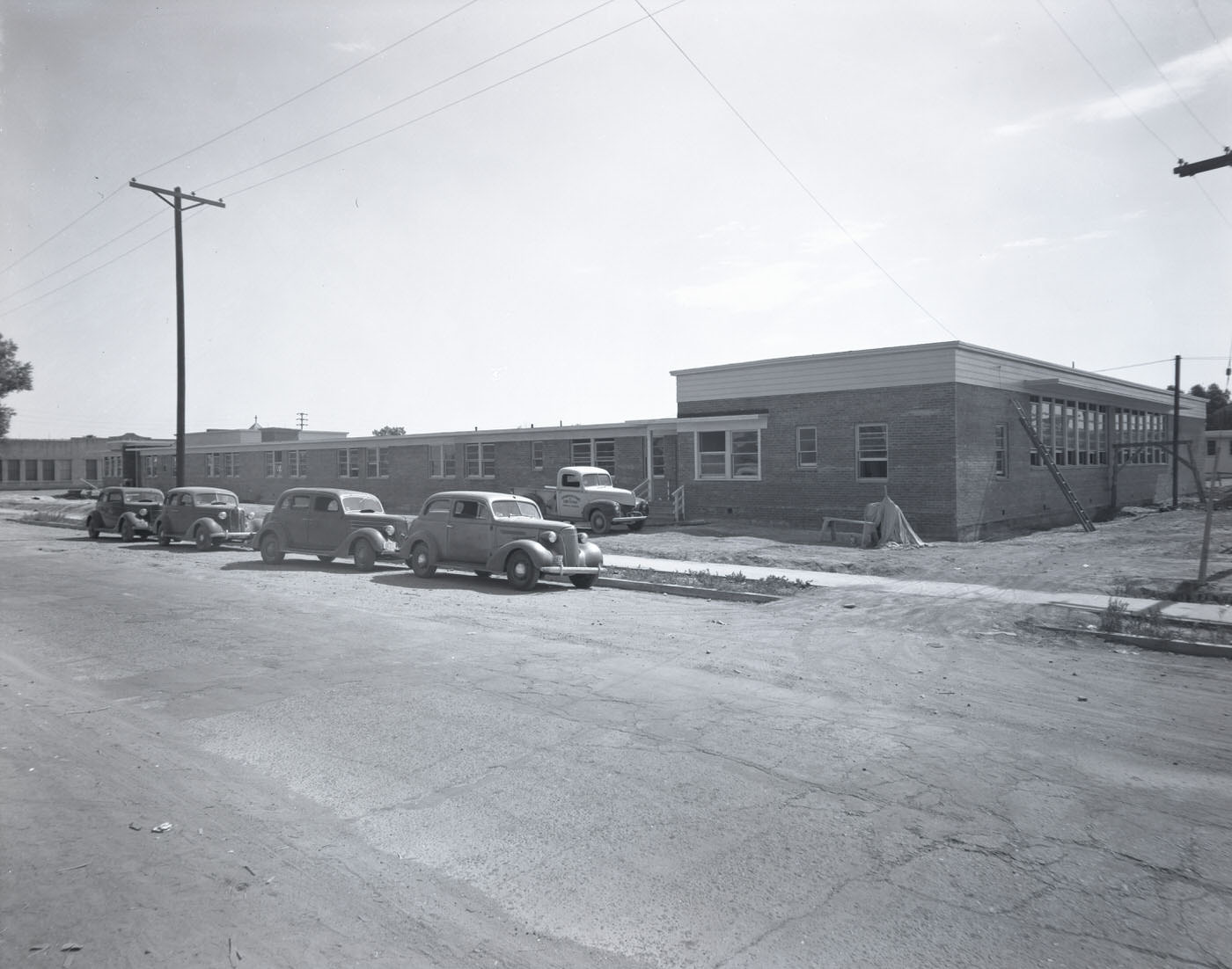 St. Monica's School Exterior, 1944
