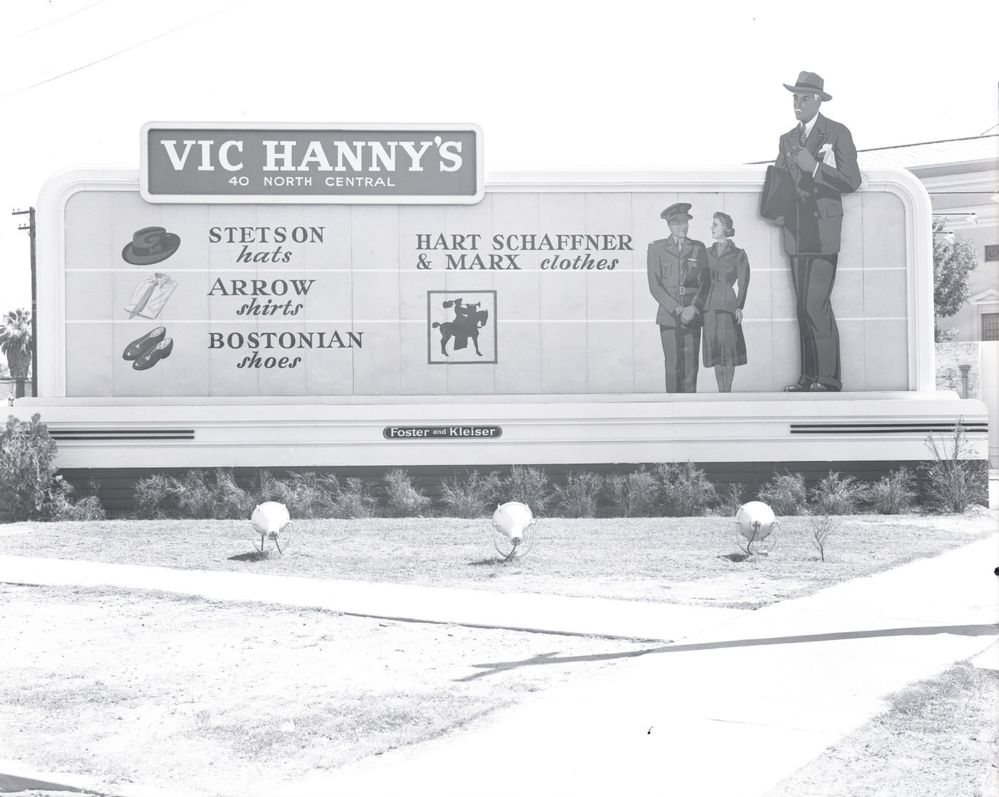 Vic Hanny Co. Billboard, 1944