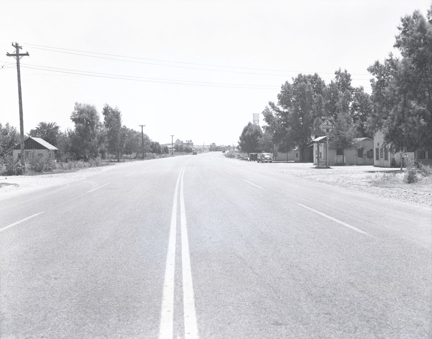 View looking west toward central Phoenix, 1944