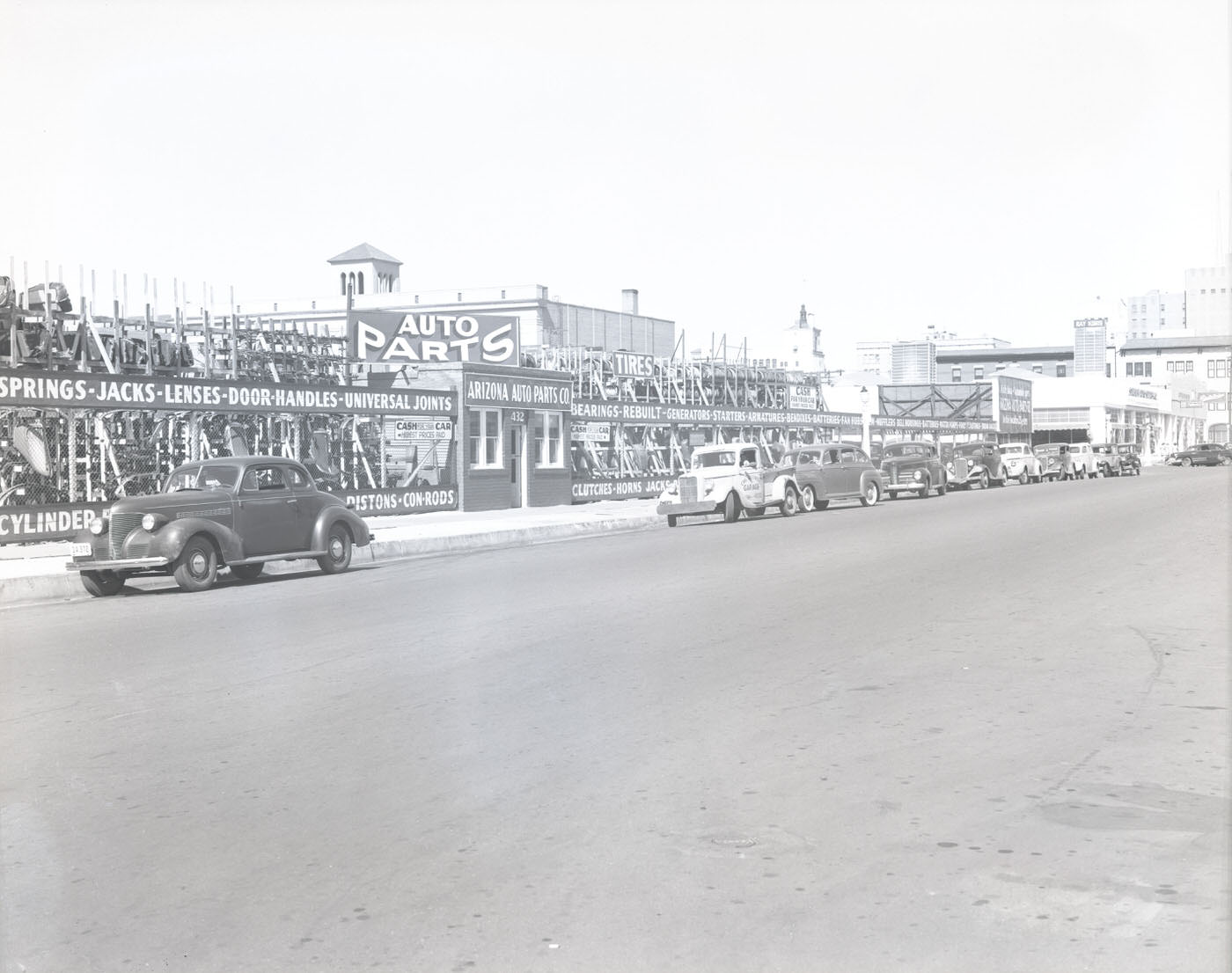 Arizona Auto Parts Lot, 1944