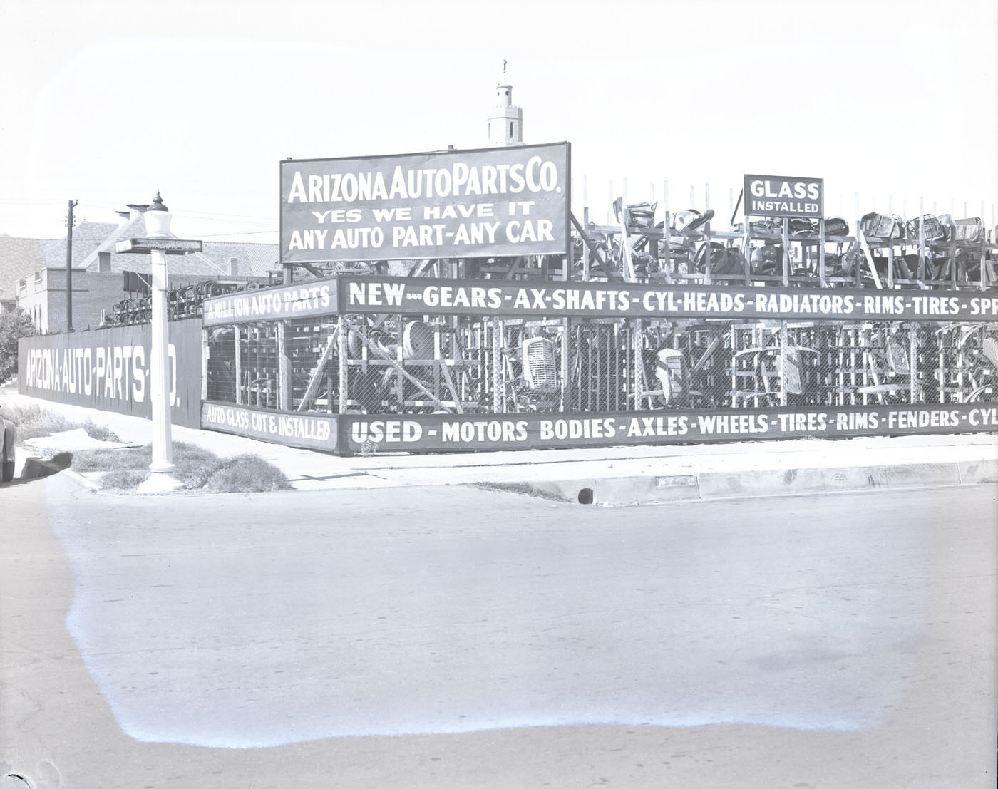 Arizona Auto Parts Lot, 1944