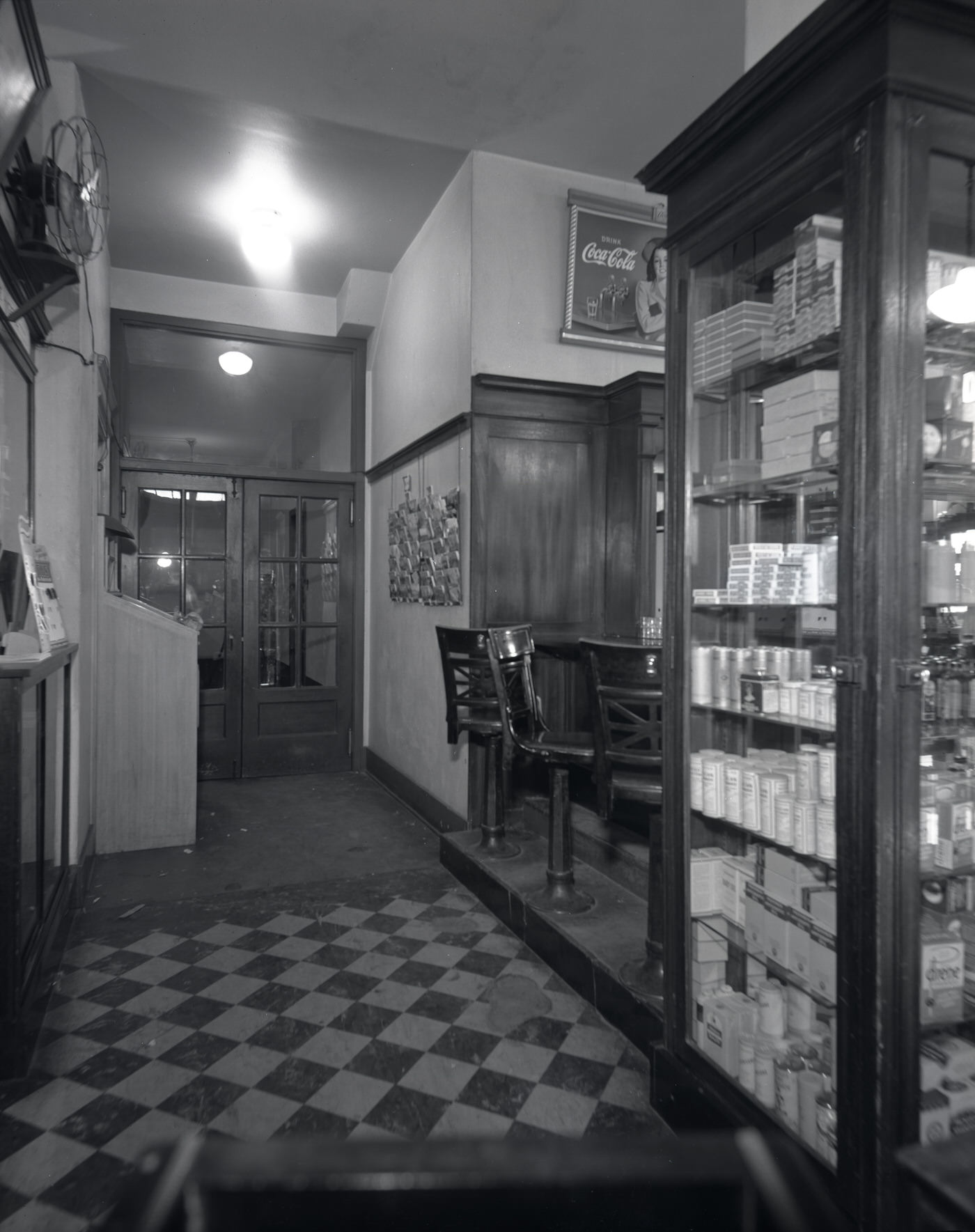 Westward Ho Drug Co. Interior, 1944