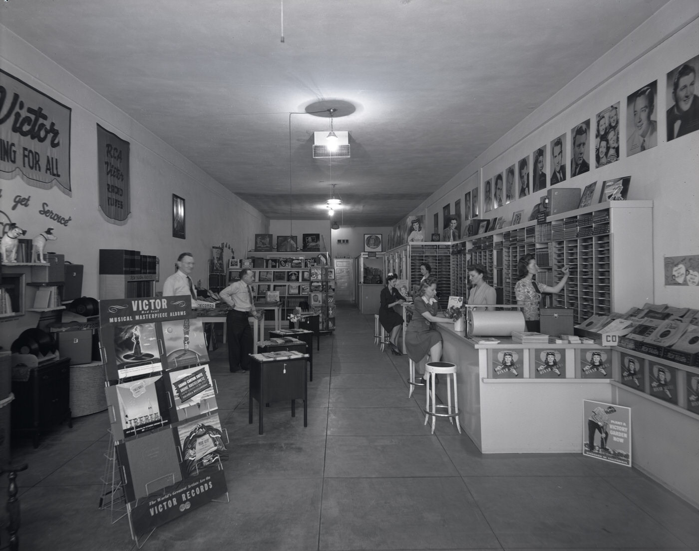 Culver's Music Store Interior, 1944