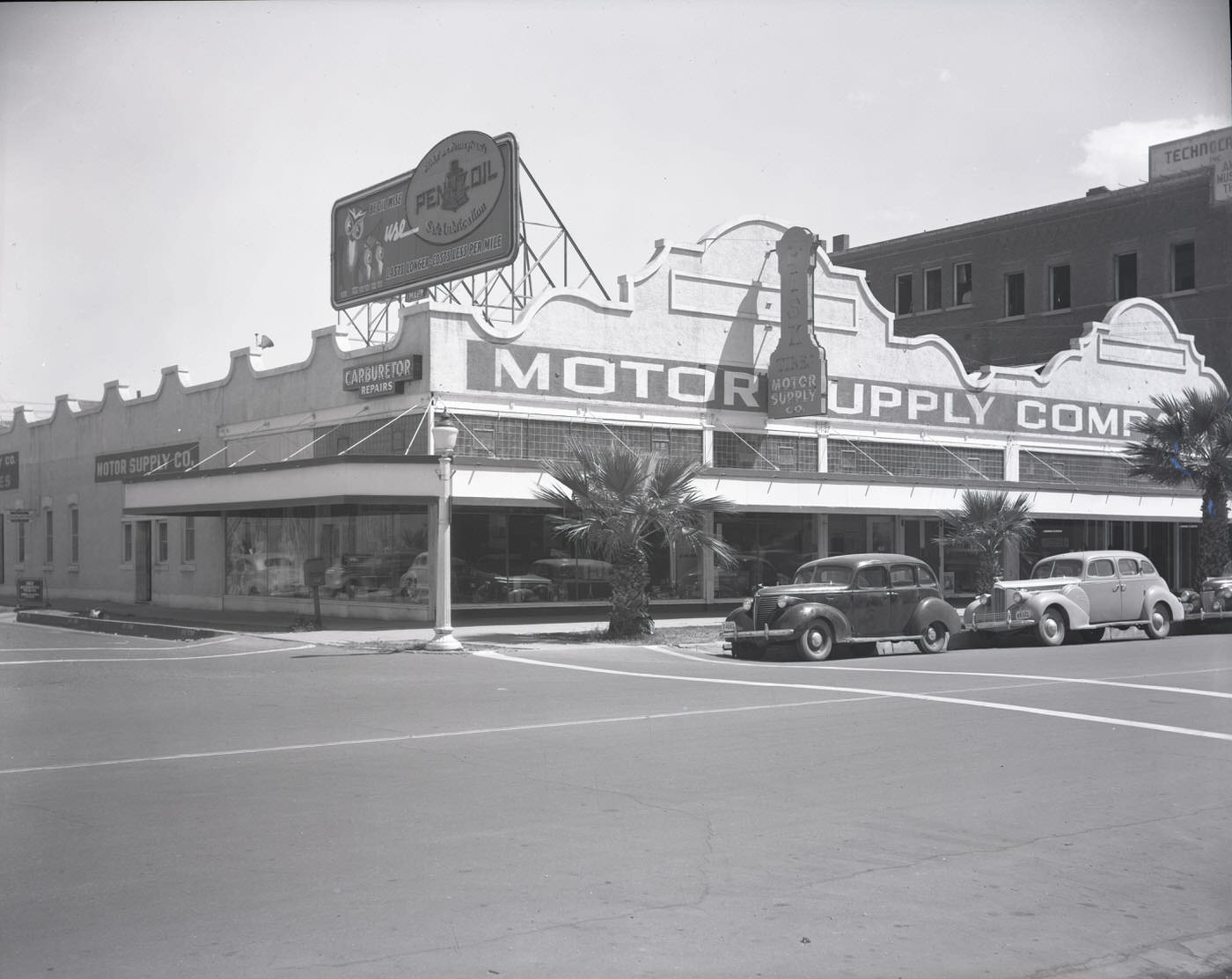 Motor Supply Co. Building Exterior, 1946
