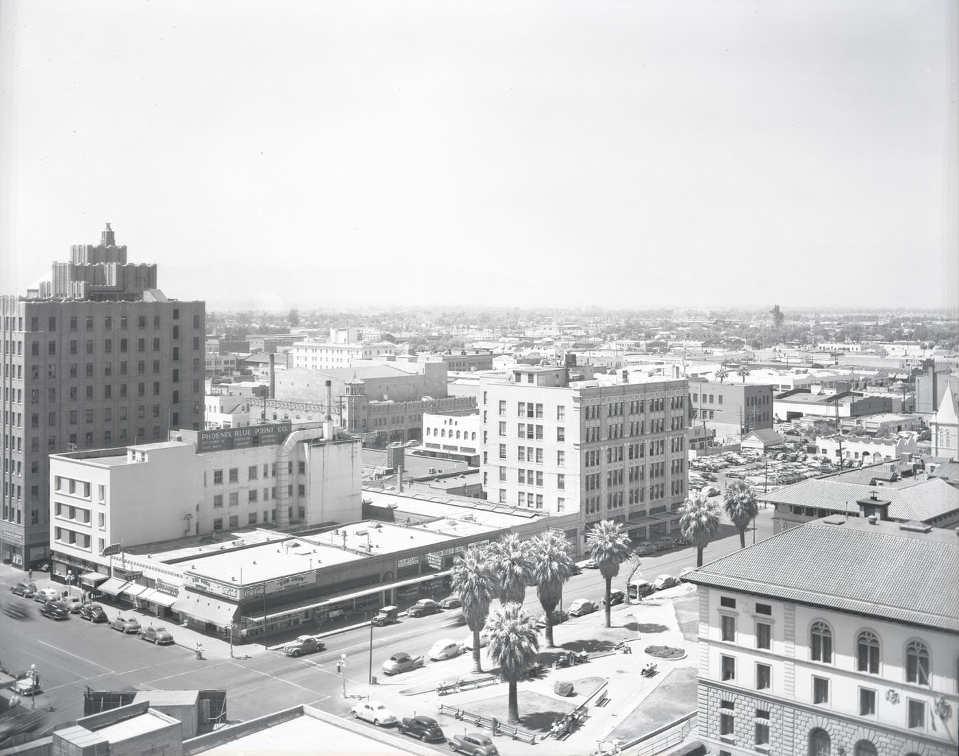 Cityscape of Downtown Phoenix, 1946