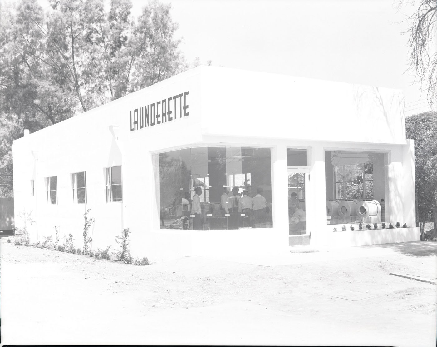 Laundrette Building Exterior, 1946