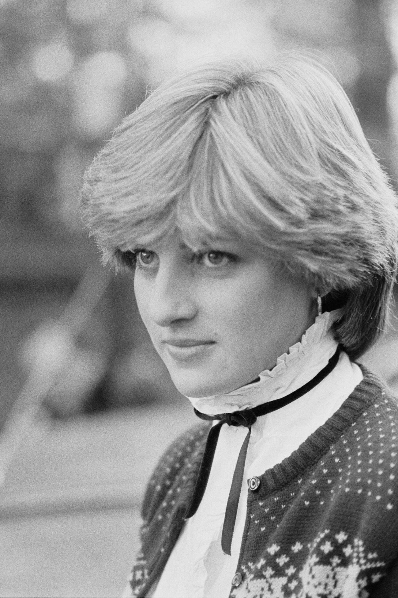 Nineteen year-old Lady Diana Spencer 1980