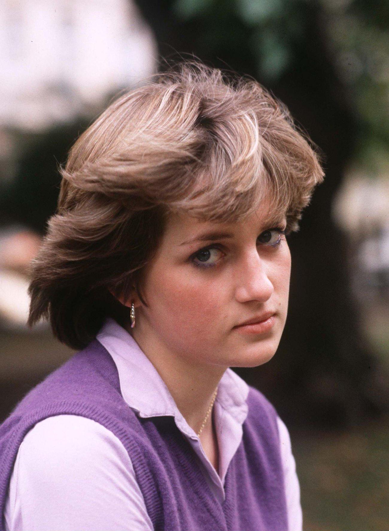 Teenager Lady Diana Spencer, Looking Pensive and Shy, Aged 19 at the Young England Kindergarden Nursery School.