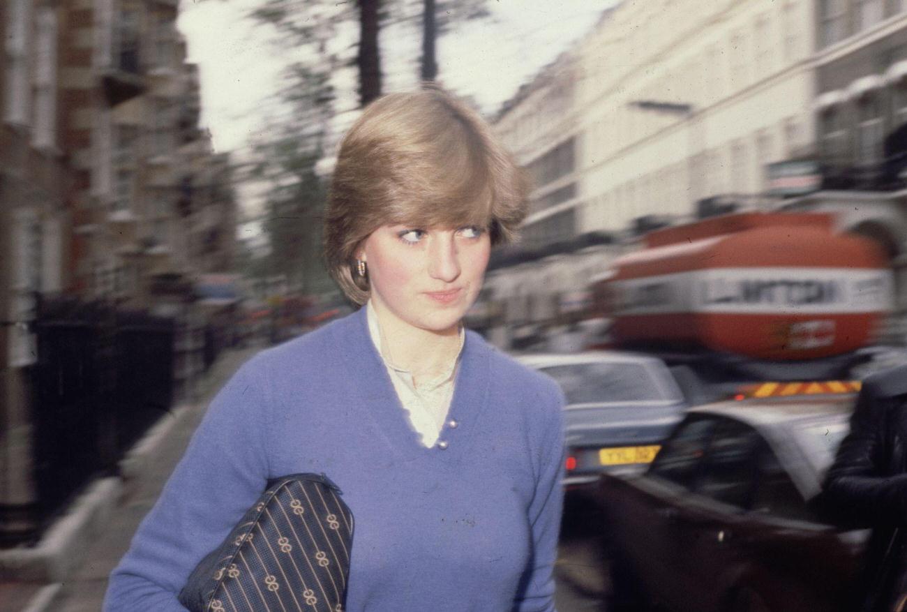Lady Diana Spencer before her marriage to Prince Charles, 1981