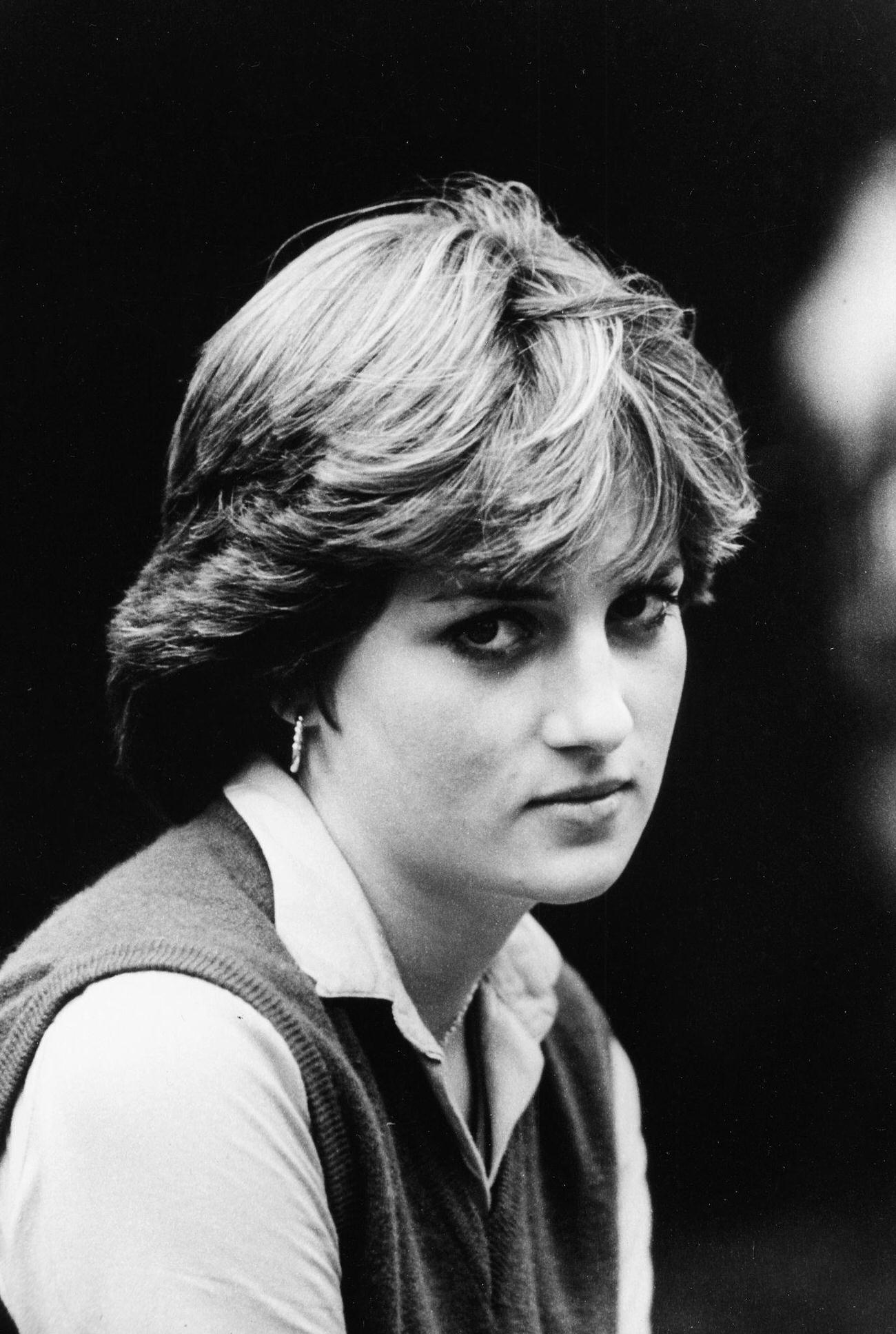 Lady Diana Spencer, fiance of Prince Charles, in London, February 24th 1981.