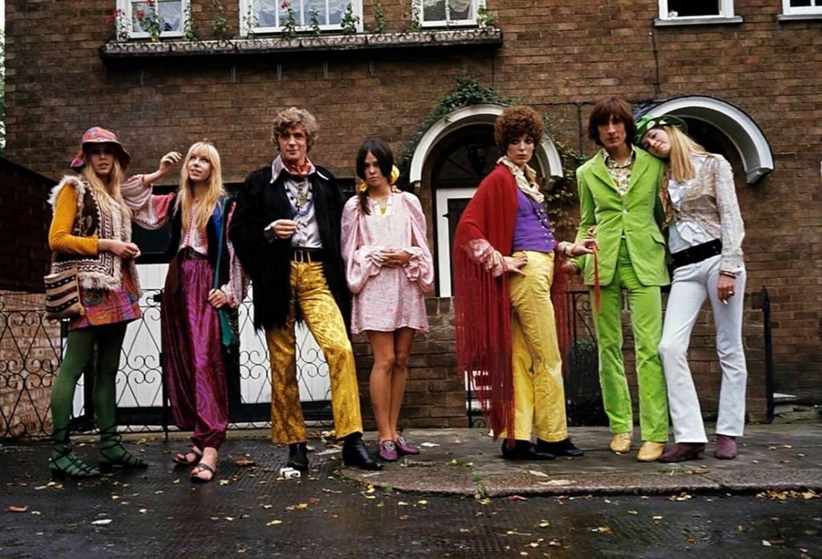 London's Love Affair with Color: A Retrospective of Psychedelic Hippie Fashion in the 1960s