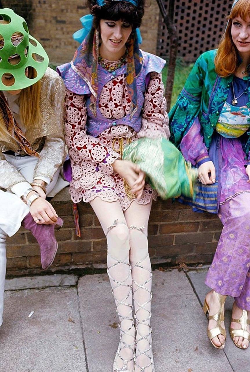 London's Love Affair with Color: A Retrospective of Psychedelic Hippie Fashion in the 1960s