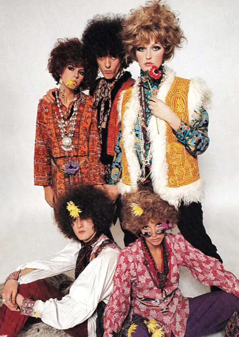 London's Love Affair with Color: A Retrospective of Psychedelic Hippie Fashion in the 1960s