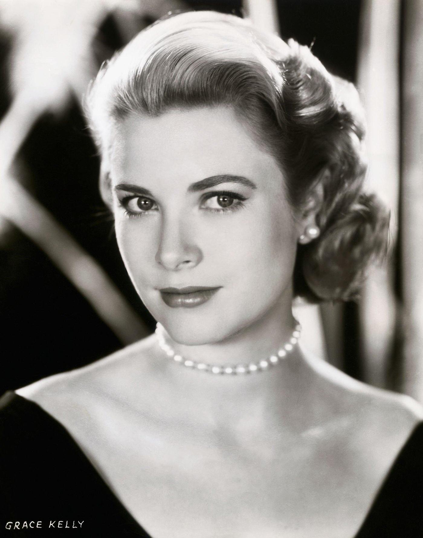Grace Kelly publicity in connection with the film Rear Window (1954).