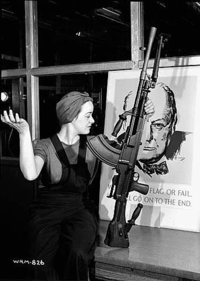 Ronnie the Bren Gun Girl: The Iconic Symbol of Canadian War Efforts