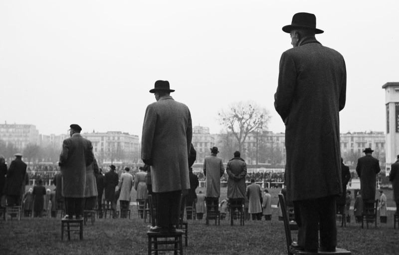 Courses à Auteuil, Paris, 1952.
