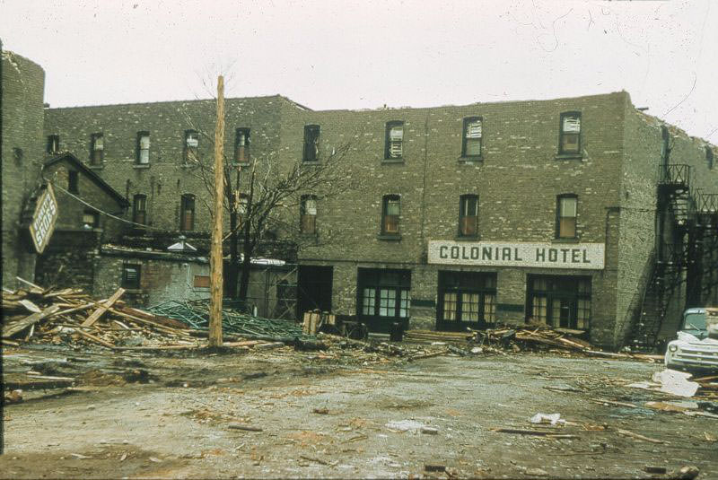 Rear of the Colonial Hotel