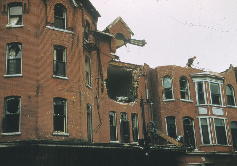 Vendome Hotel after Tornado