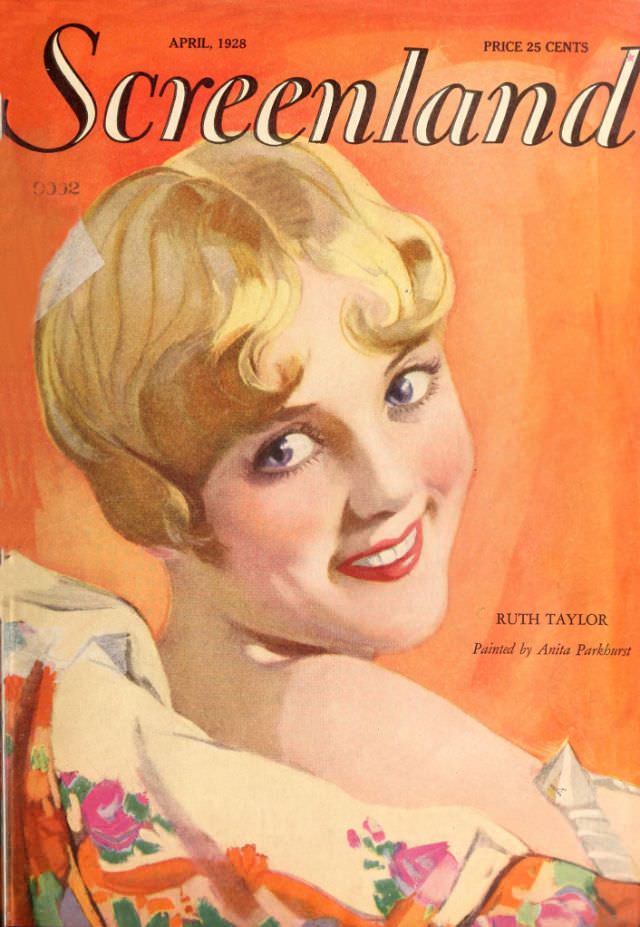 Screenland magazine cover, April 1928
