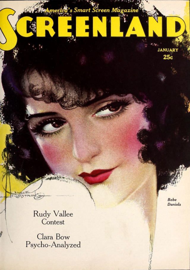 Screenland magazine cover, January 1930