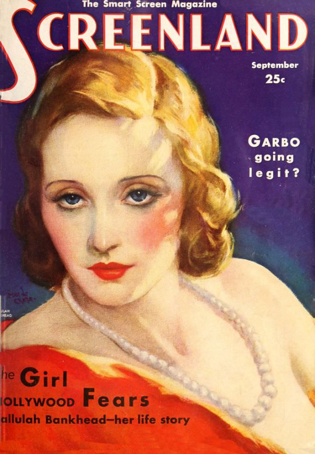 Screenland magazine cover, September 1931