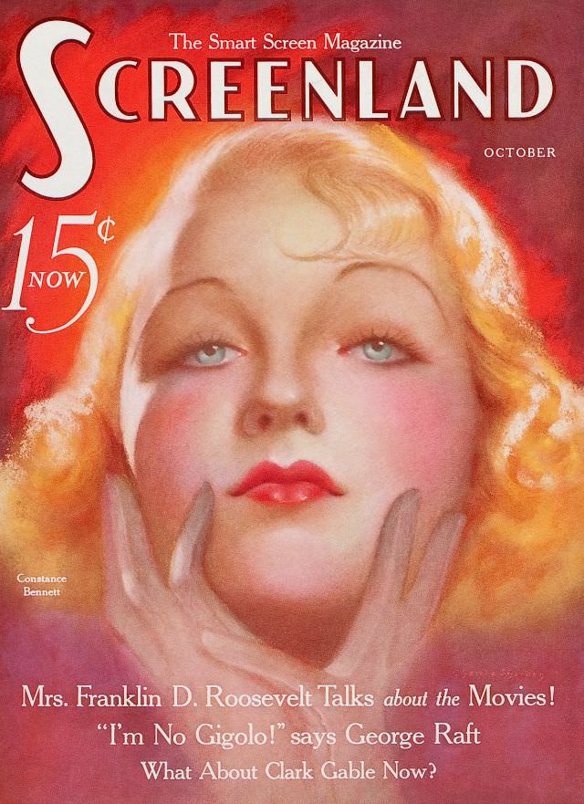 Screenland magazine cover, October 1932