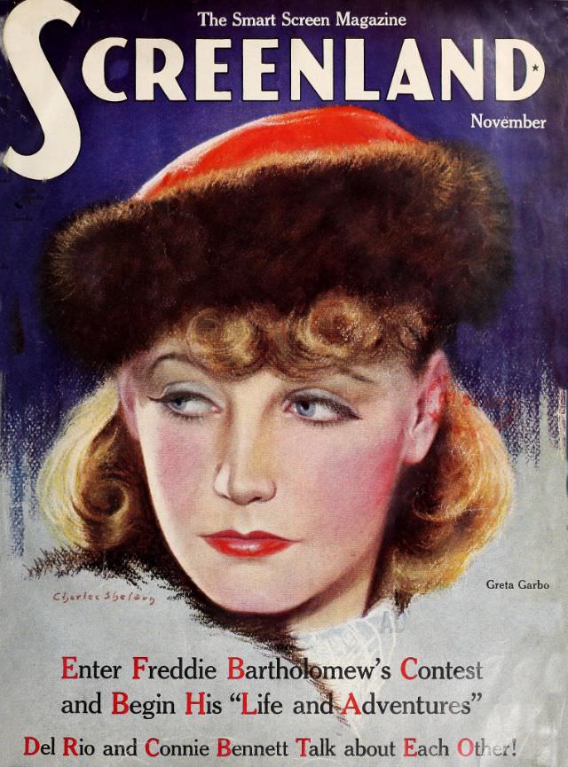 Screenland magazine cover, November 1935