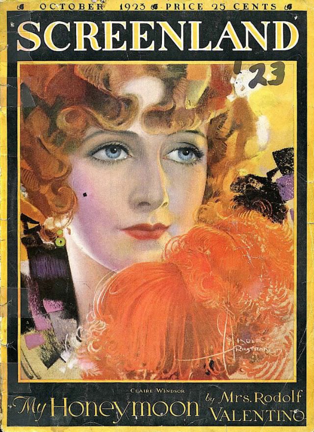 Screenland magazine cover, October 1923