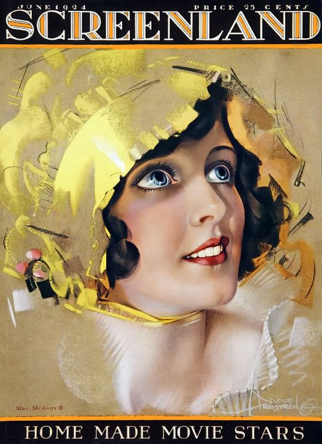 Screenland magazine cover, June 1924