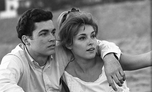 Glamour on the Sand: Sharon Tate and Richard Beymer at Pacific Ocean Park, 1963